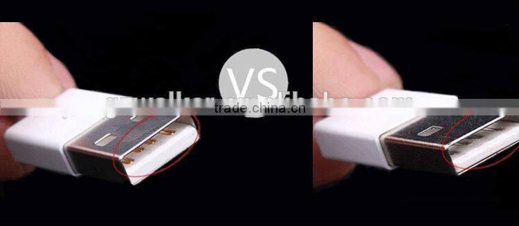 High quality 8pin USB cable types support latest ios9 data sync and charger cable for iphone 6