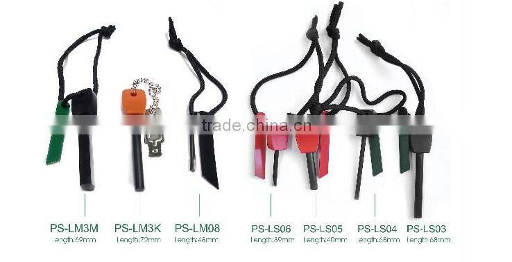 Personal survival kit pocket sized rescue kit rescue signal kit fire starter with compass