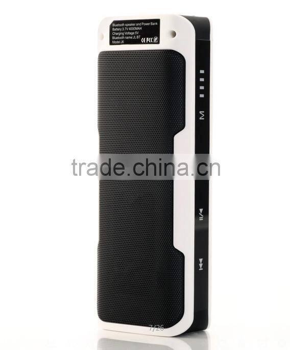 Hot Selling Portable Wireless Bluetooth Stereo Speaker Powerful Sound /4000mah Battery Backup TF Card Play