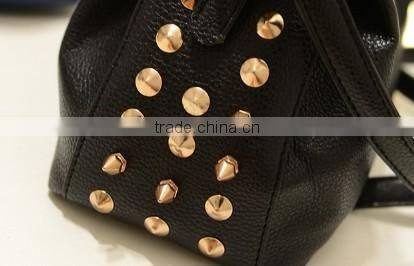 new design bag lady cute rivets accessory cross body bag