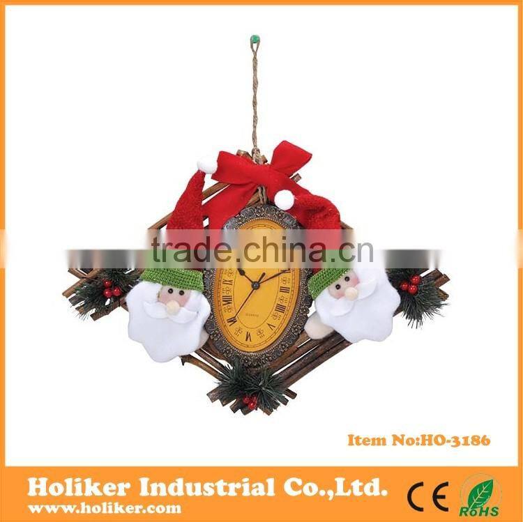 Promotional Christmas clock wih Santa