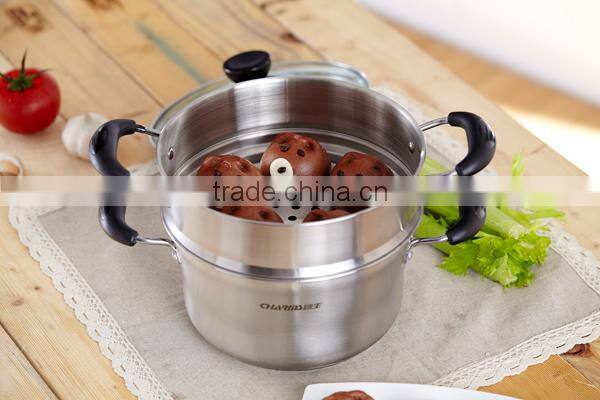 2 Tier steamer pots with combined lid