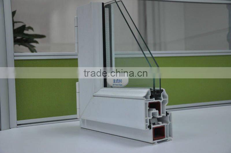 PVC window frame profiles --CONCH France 60 casemnet window plastic profiles