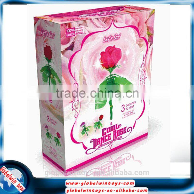 2015 newest unique rc inductive rose flower flying toy for gifts gw-tqy66-r03g