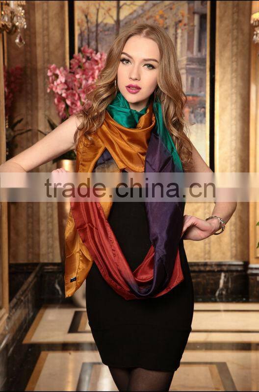 Digital printed silk scarves034