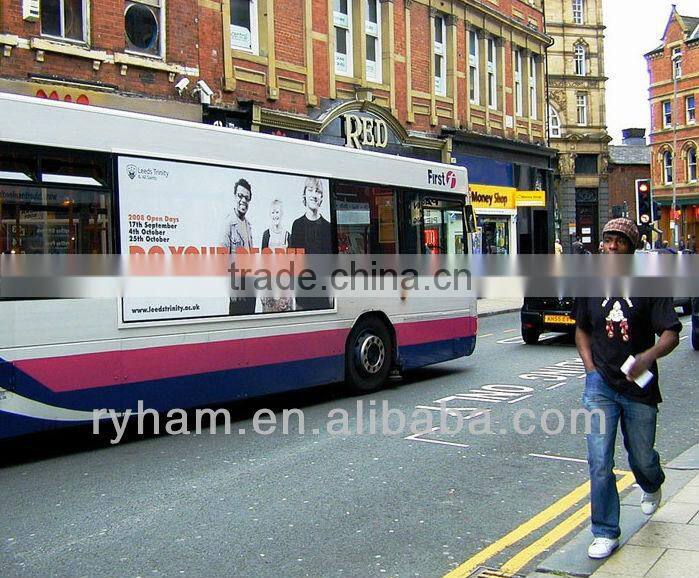 Outdoor full color ultra thin portable led bus display / led moving sign / led advertising board