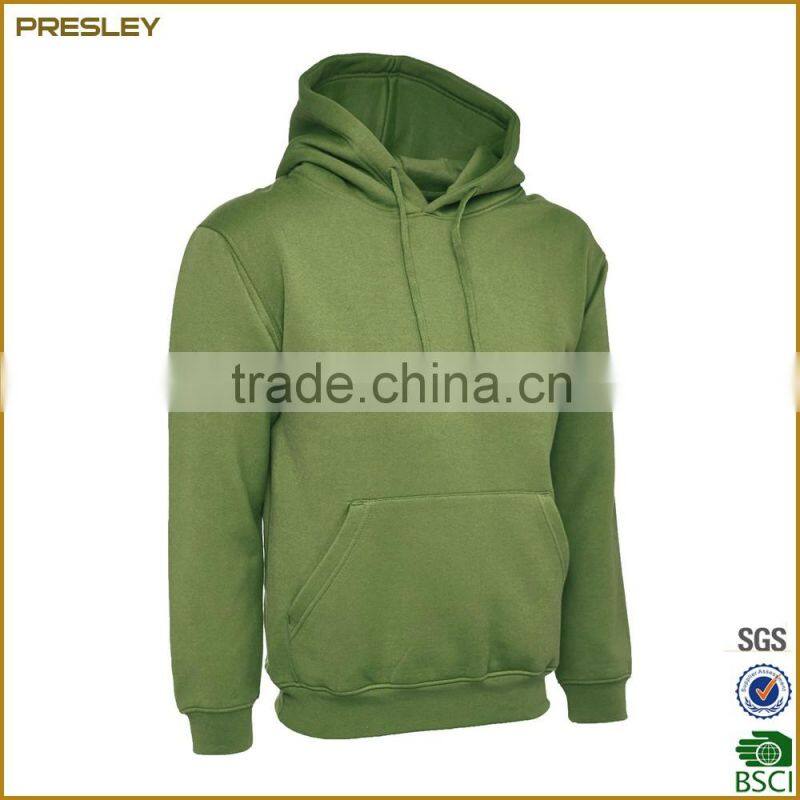 New Fashion Pocket Customized Wholesale Plain White Hoodie Men