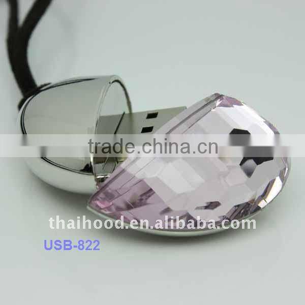 promotion gift heart shape jewelry usb flash drive