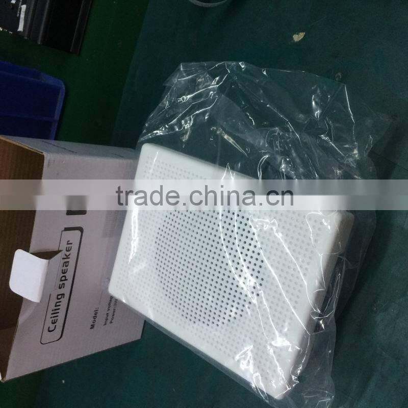 OBT-421 5W 100V Ceiling Wall Mount Speaker,White MINI Plastic Wall Mount Speaker