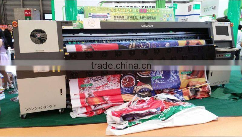 CrysTek F12 solvent printer with SPT sei ko printheads banner machine