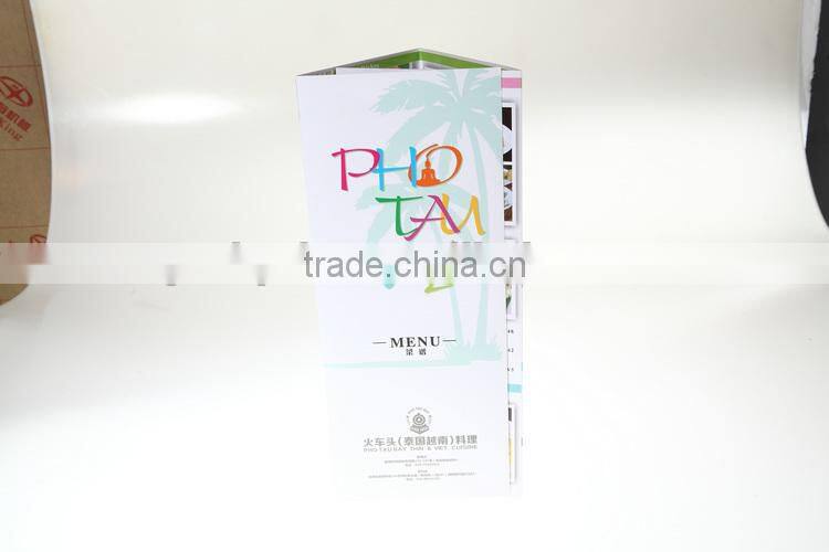 Chinese supplier wholesales fold brochure printing import from china