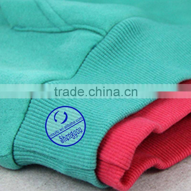 2015 Cheap Womens Printed Custom Pullover Hoody for OEM Service