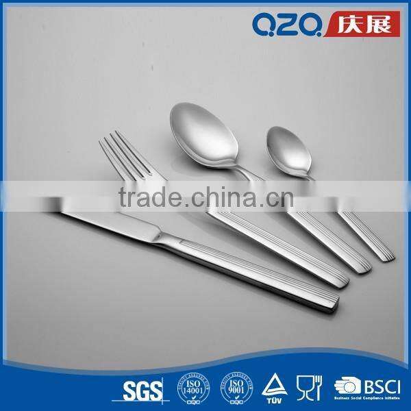 Alibaba high standard flatware set non-slip spoon & fork set in low cost