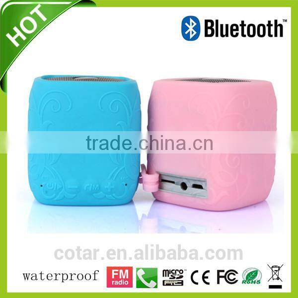 2016 Factory Wholesales Mini Wireless Waterproof Mushroom Bluetooth Speaker With Silicone Case