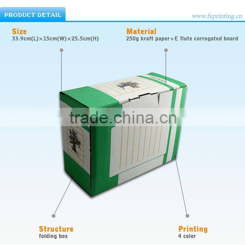 Folding Standard Fresh Fruit Double Wall Corrugated Carton Box