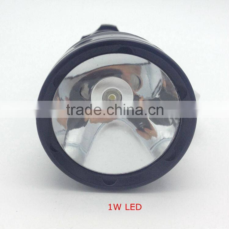 1W powerful led Reflector search flashlight powered by 3AA batteries