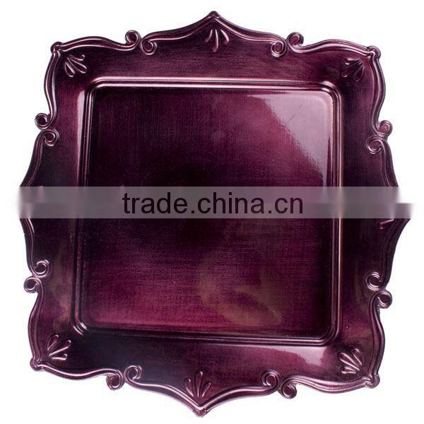 Plastic Wedding Decorative Plates