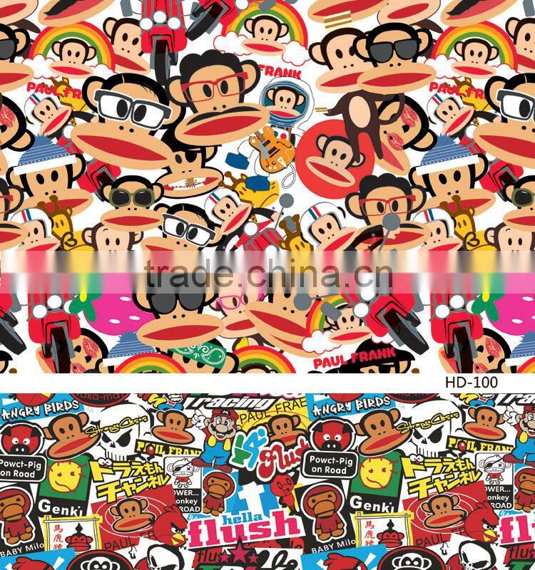 HD-108 CARLIKE Air Bubble Free Durable Bomb Sticker Car Body Wrap Sticker