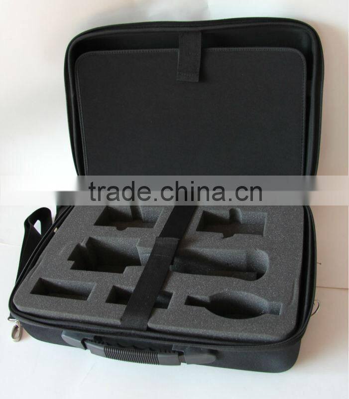 Black eva case with foam insert