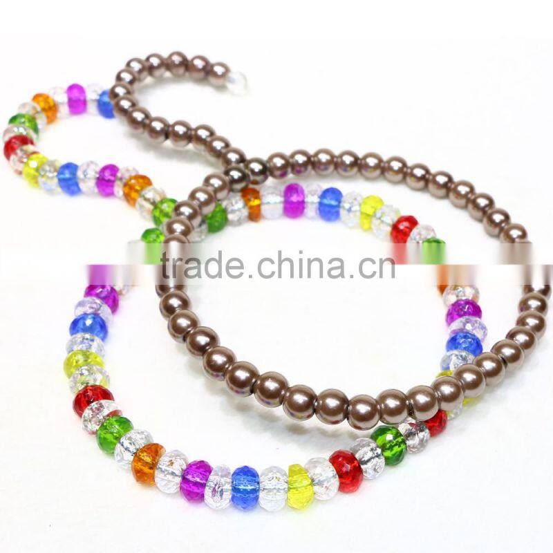 Golden brown bead fashion pearl hanger for clothes