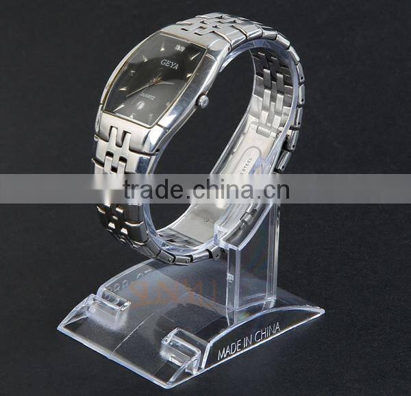 OEM Factory Simple Style Clear Acrylic Watch Display Stand