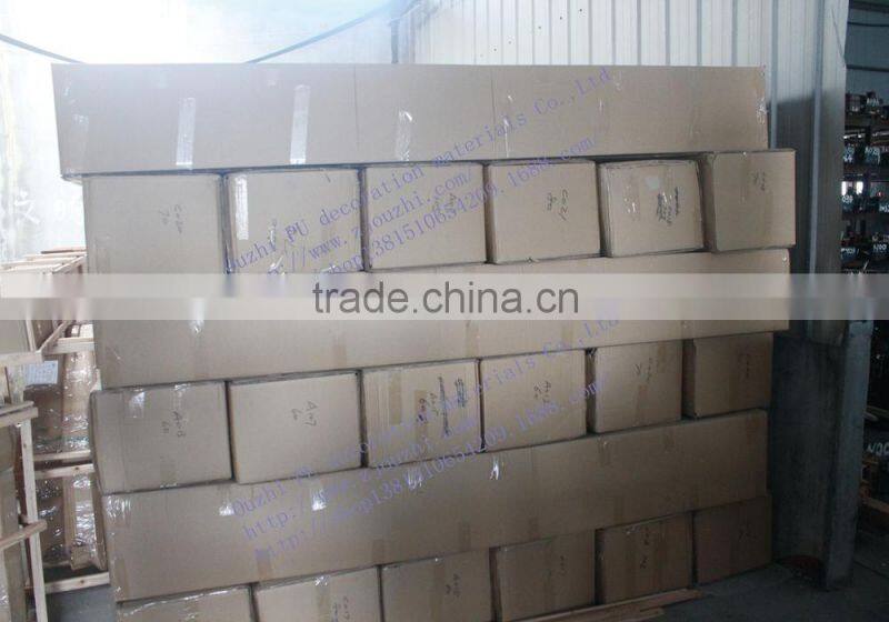 white plain light weight cornice pu moulding