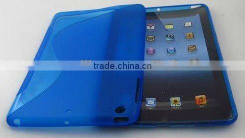 TPU S shape design case For mini ipad low price