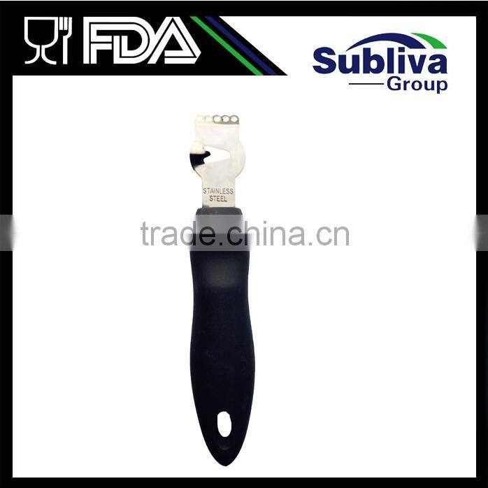 Stainless Steel Blade Citrus Lemon Zester With Plastic Handle