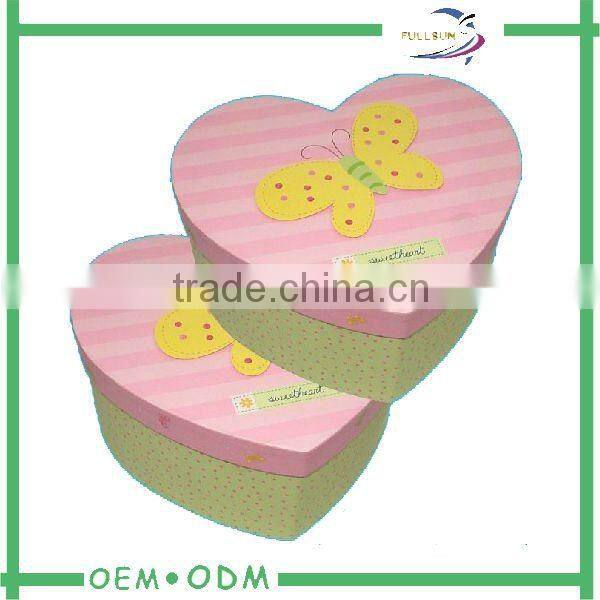 high quality low price White Laser Cut Butterfly paper wedding favour boxes