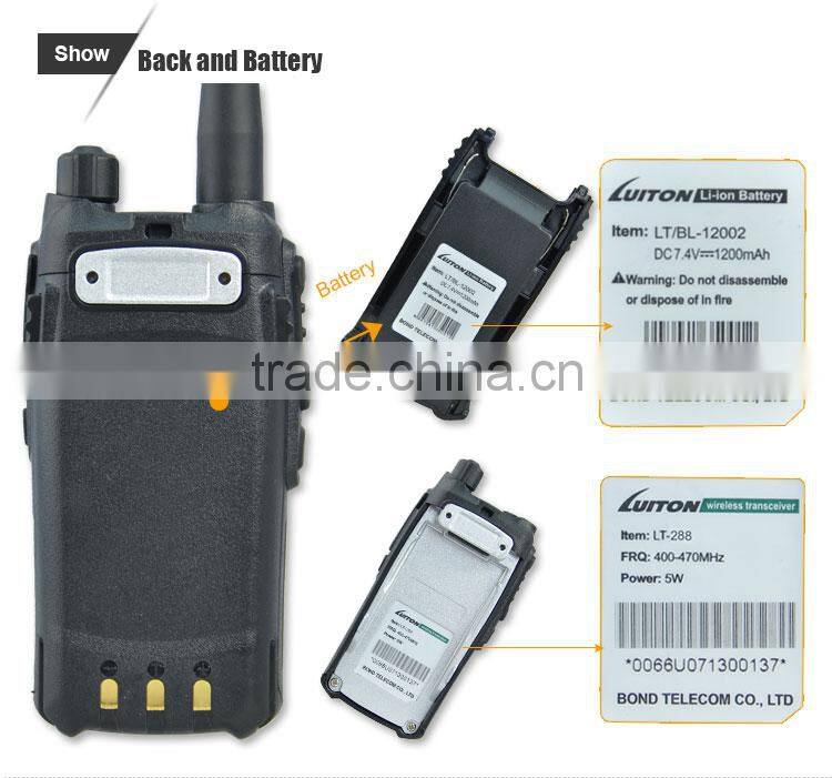 referee communication LT-288 vhf uhf transceiver two way radio