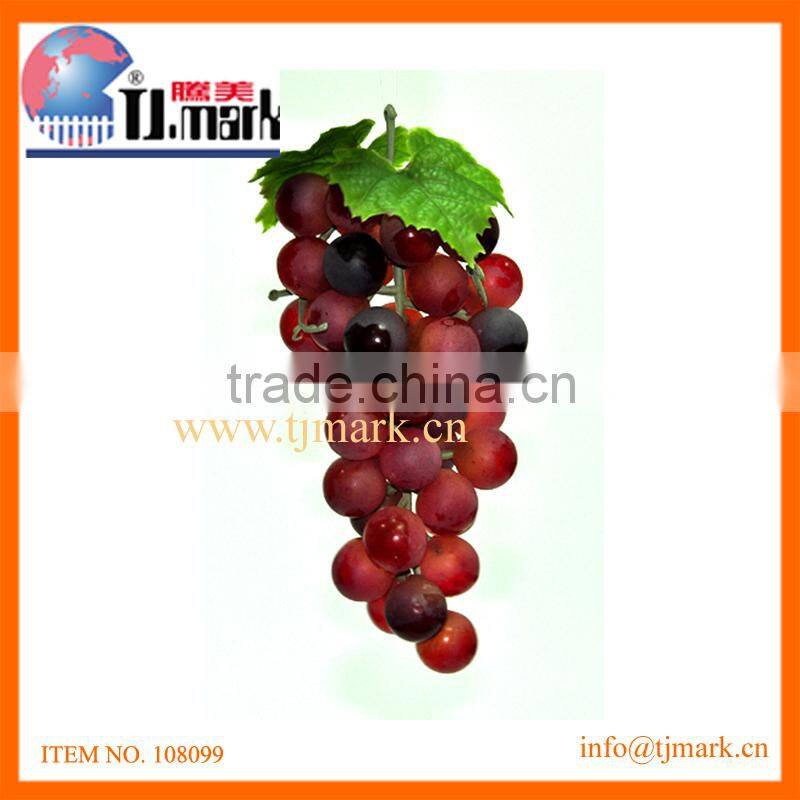 48PCS PVC PURPLE GRAPE BUNCH, GARDEN DECORATION GRAPE BUNCH