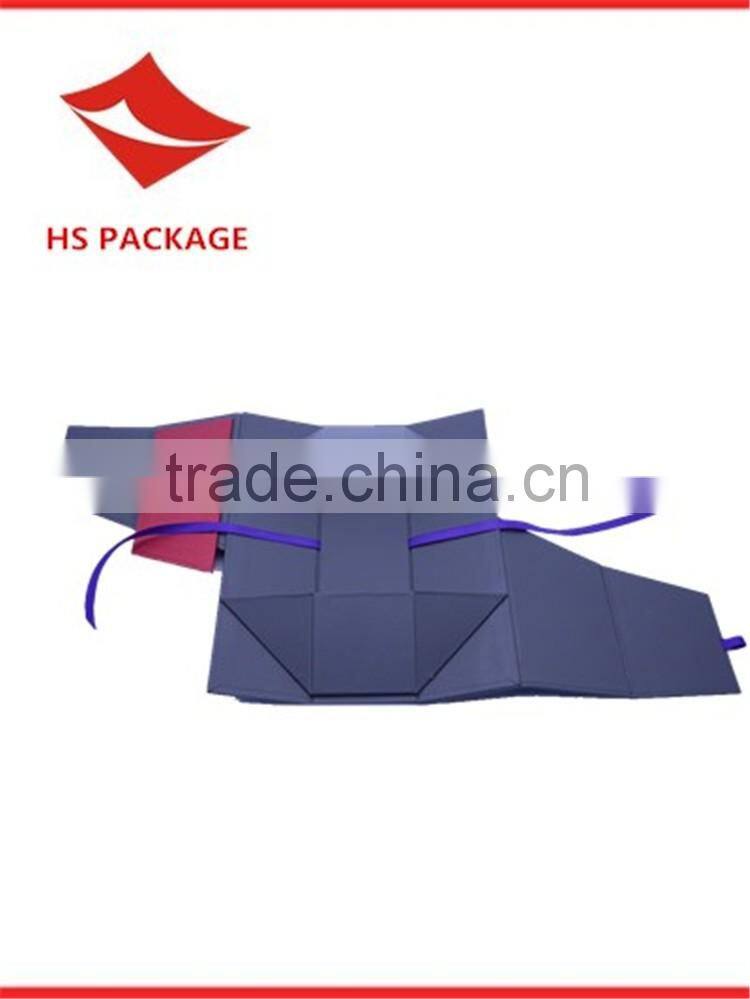 signle packed foldable paper wine box