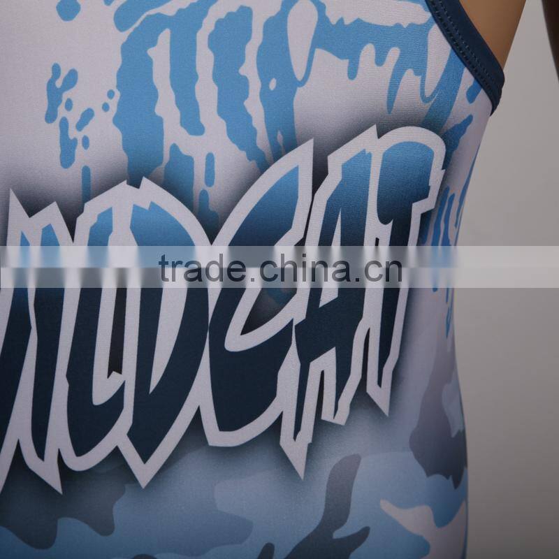 Wholesale fashion club new sublimated camo wrestling singlets for men