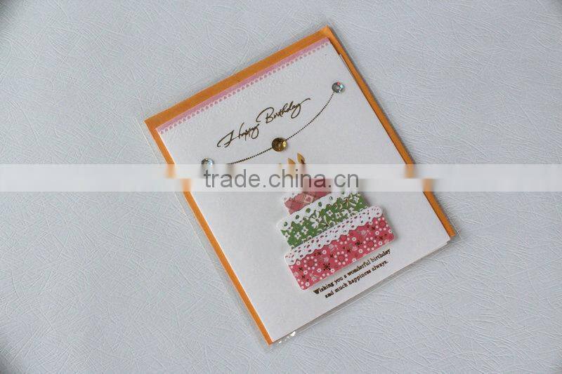 3D birthday card diamond handmade exquisite greeting cards collection