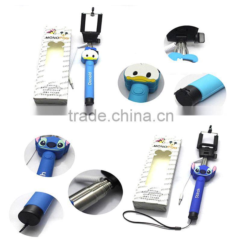 2015 hot selling oem product wireless monopod selfie stick made in china