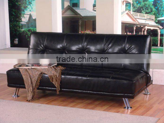 BLACK PU SOFABED SF1036
