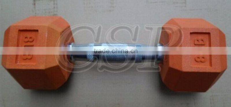 equipment fitness cheap price wholese rubber coated stainless steel dumbbell set for male bodybuilding use popular color