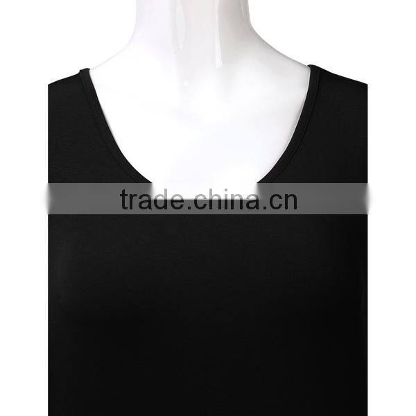 bow back tank top T-shirt with Unique Hem Line