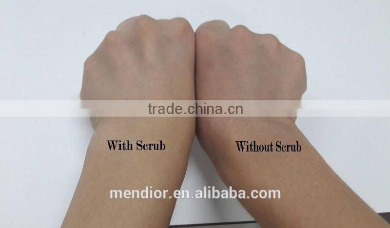 Mendior Natural Activated charcoal scrub face exfoliating black bamboo powder dry body scrub dead skin,OEM custom brand,200g