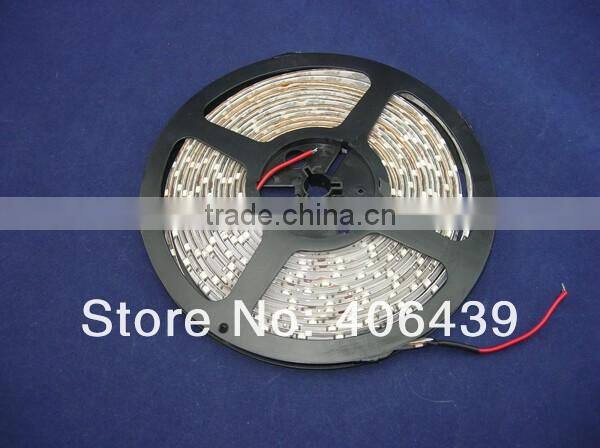 Purple 3528 single color 60 led strip dc12v ip65 waterproof silicon coating white pcb