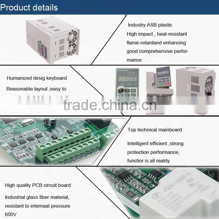 380V AC three phase 10HP 7.5KW vfd frequency inverter converter