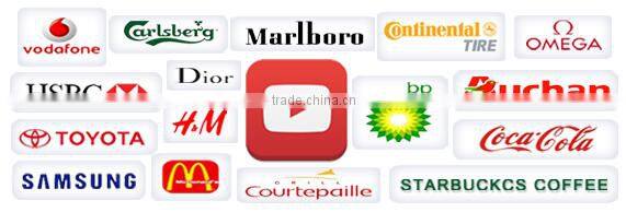 Attractive advertising equipment epoxy resin illuminated shop sign