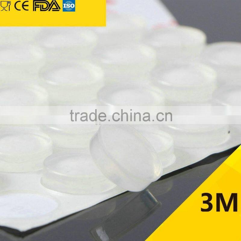 Special Offer 16*5mm Hemispherical Clear 3M Self-adhesive Silicone Rubber Feet bumper pads