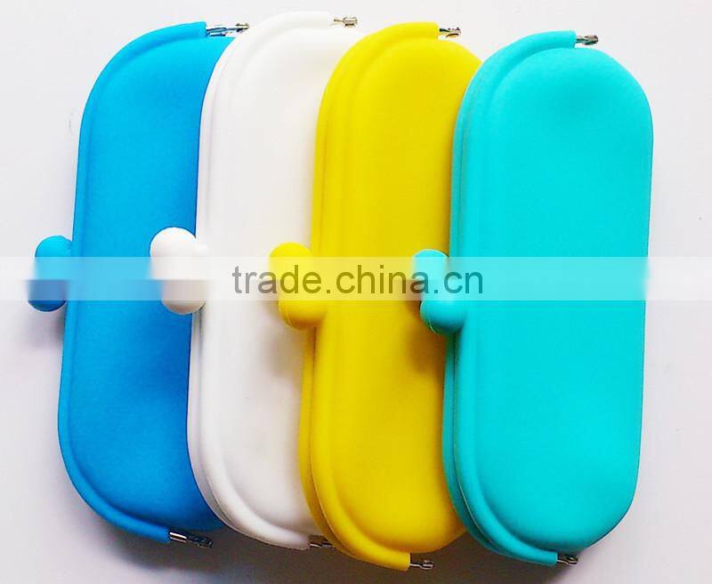 Silicone cosmetic bag,silicone pencil bag,silicone coin bag, silicone pencil case
