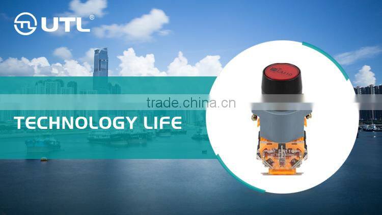 UTL New Hot Products Press To Lock Twist Mushroom Waterproof Push Button Switch
