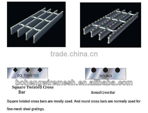 HD galvanized steel grating trench cover
