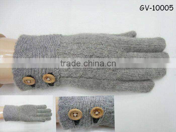 Fashionable jacquard knitted glove GV-10000