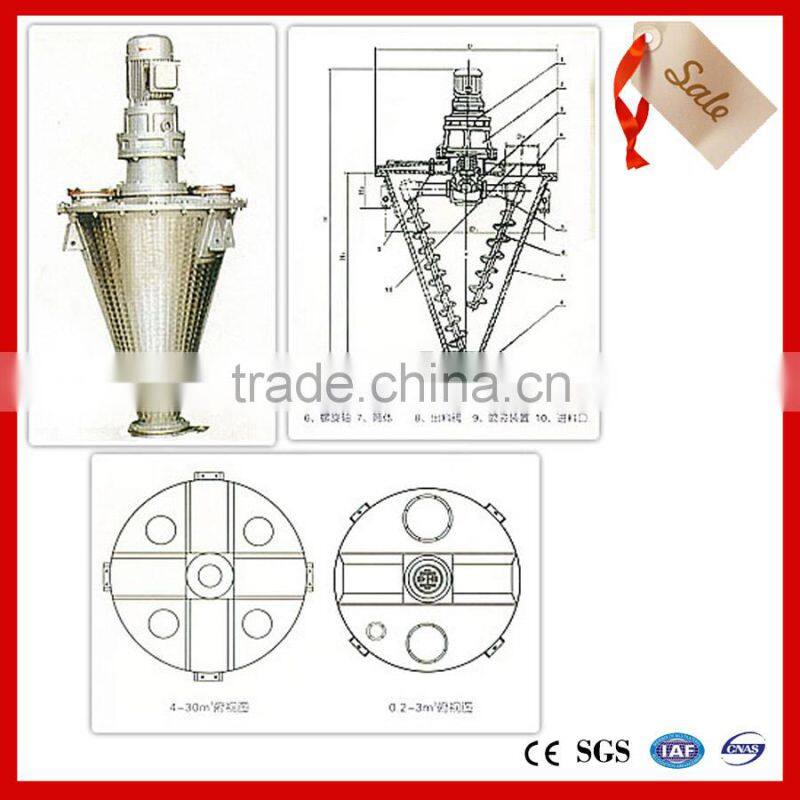 JCT stainless steel water powder inline mixer blender powder nauta mixer