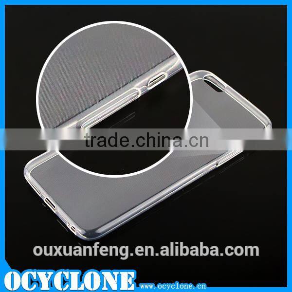 China wholesale high lucency phone case with TPU for iphone 6 plus