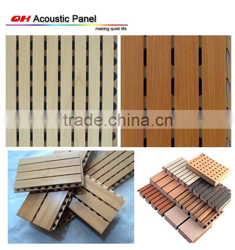 high quality sound absorbing board/perforated panel/acoustic mdf for decoration
